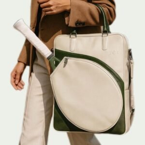 Woman Tennis Bag and Racket